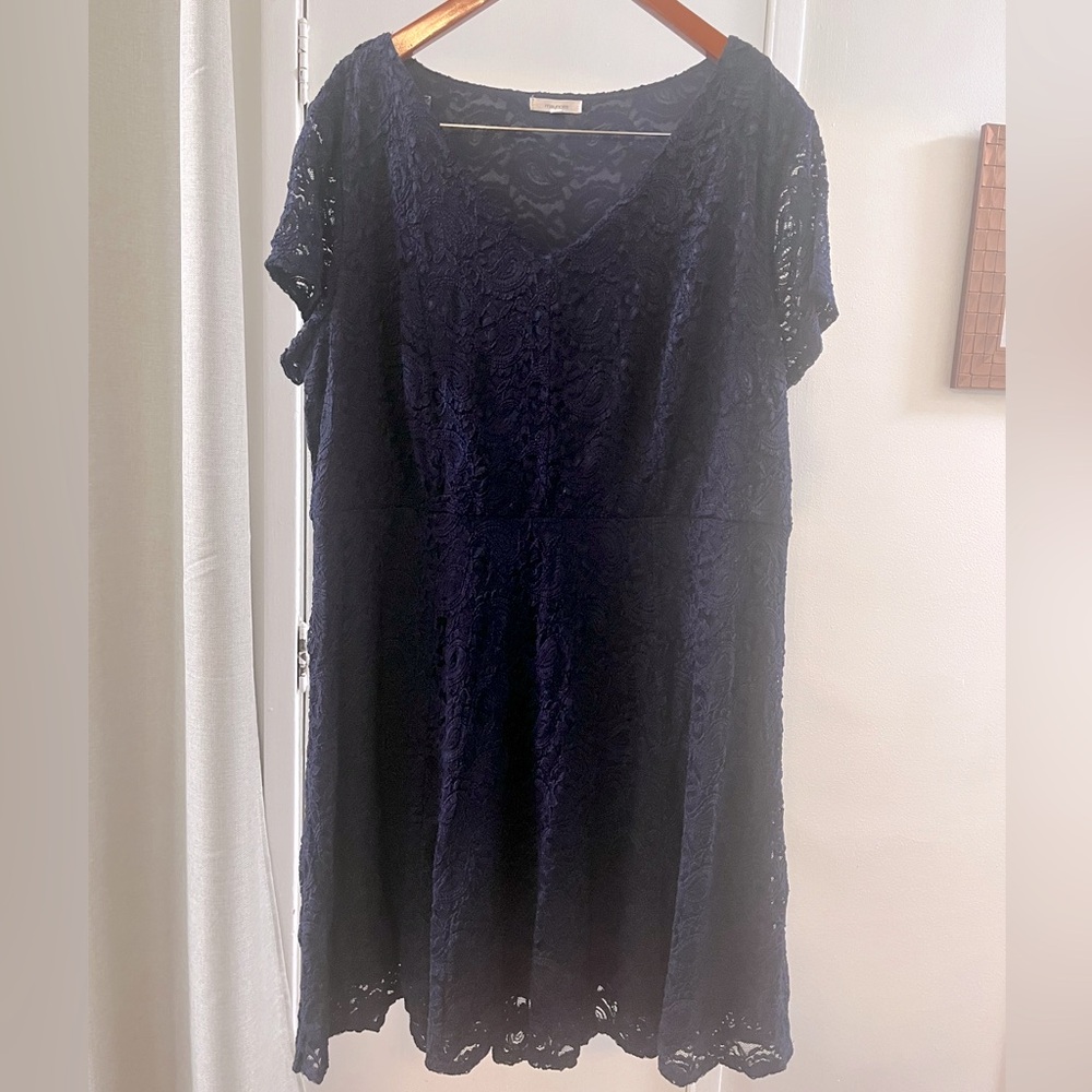 Maurices Navy Lace Mini Dress
